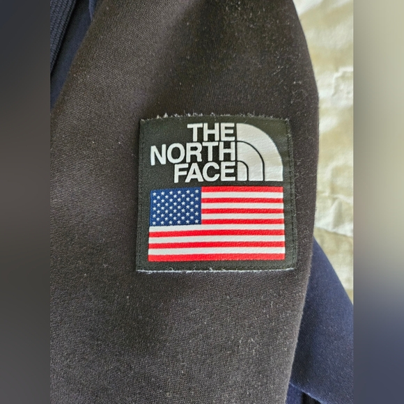 The North Face Half Dome Full-Zip Hoodie, Blue, Black, Women's Size L, USA Flag - Picture 10 of 16